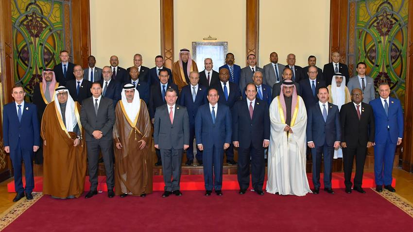 El-Sisi Receives Heads of Intelligence Service Agencies Participating in Arab Intelligence Forum