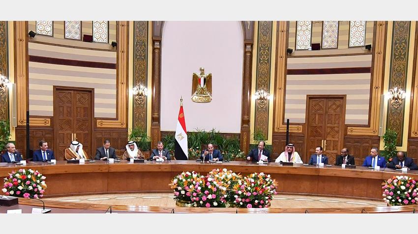 الرئيس عبد الفتاح السيسي يستقبل رؤساء أجهزة المخابرات المشاركين في "المنتدى العربي الاستخباري"