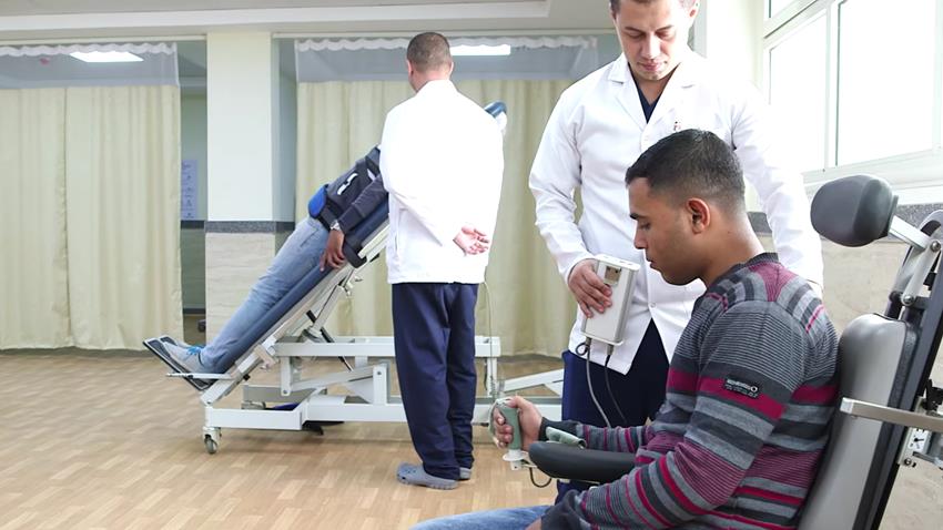 تطوير قسم العلاج الطبيعي بالمجمع الطبي للقوات المسلحة بالمعادي