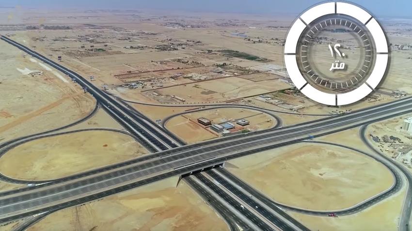 كوبري تقاطع الطريق الدائري الأوسطي مع طريق القاهرة – السويس‎