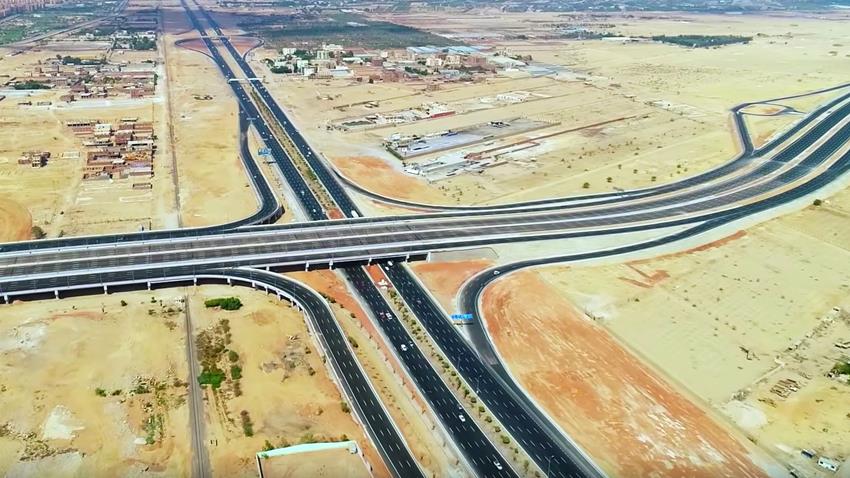 كوبري تقاطع الطريق الدائري الأوسطي مع طريق الإسماعيلية الصحراوي