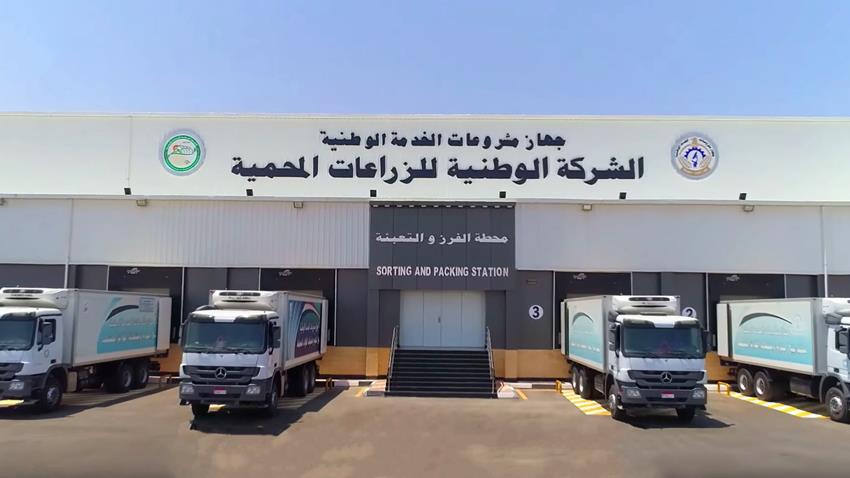 محطة الفرز والتعبئة بقطاع قاعدة محمد نجيب اللعسكرية