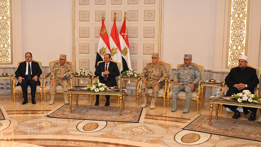 الرئيس عبد الفتاح السيسي يشارك في فعاليات الندوة التثقيفية التي نظمتها إدارة الشئون المعنوية