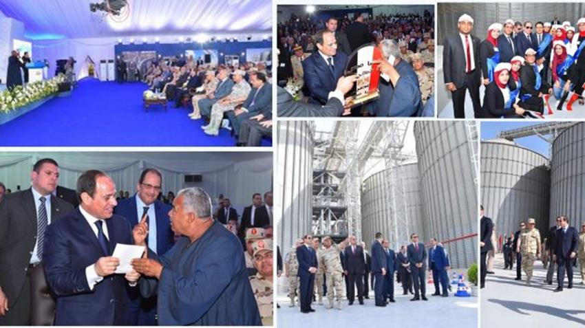 عددا من المشروعات التنموية بقنا ويخصص ألف فدان لأهالى المراشدة