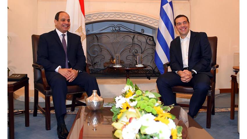 القمة الثلاثية الخامسة بين مصر وقبرص واليونان 2017