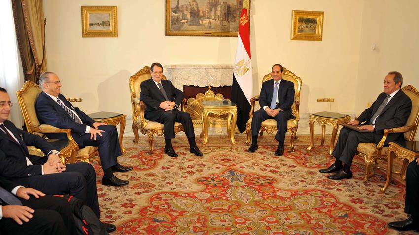 القمة الثلاثية الأولى بين مصر وقبرص واليونان