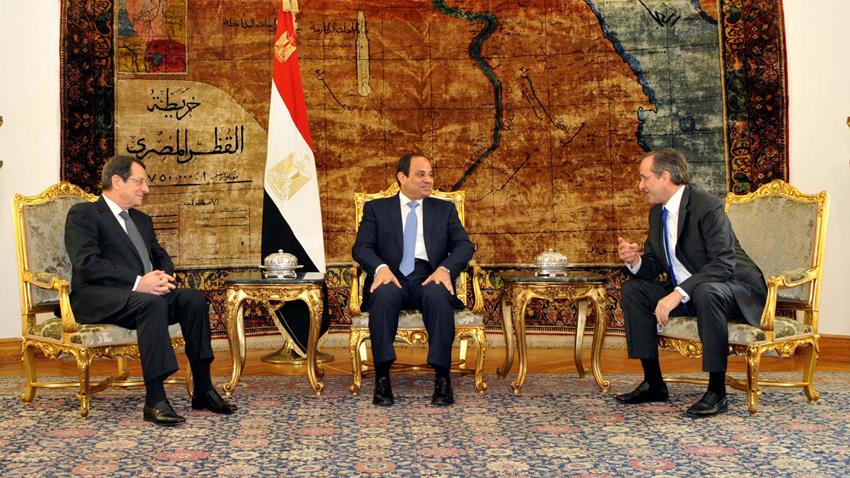 القمة الثلاثية الأولى بين مصر وقبرص واليونان