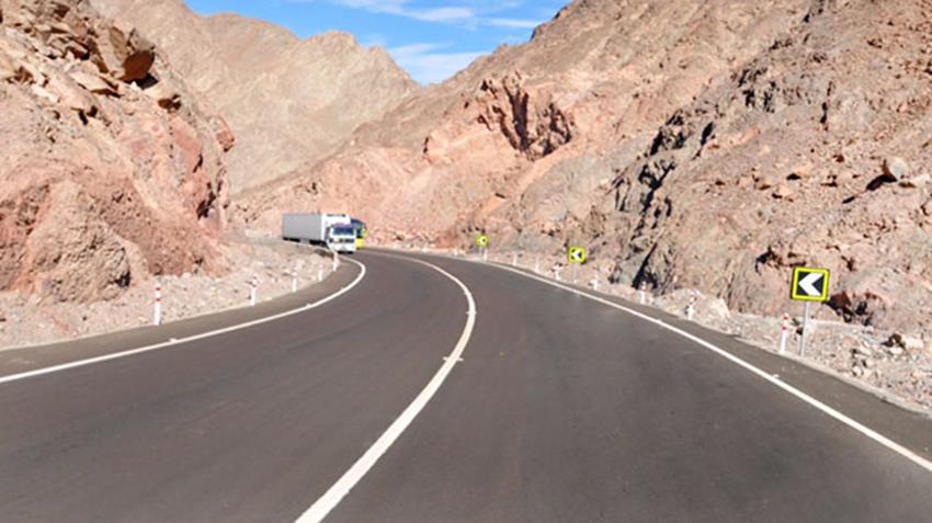 إعادة إنشاء طريق طابا / رأس النقب بجنوب سيناء