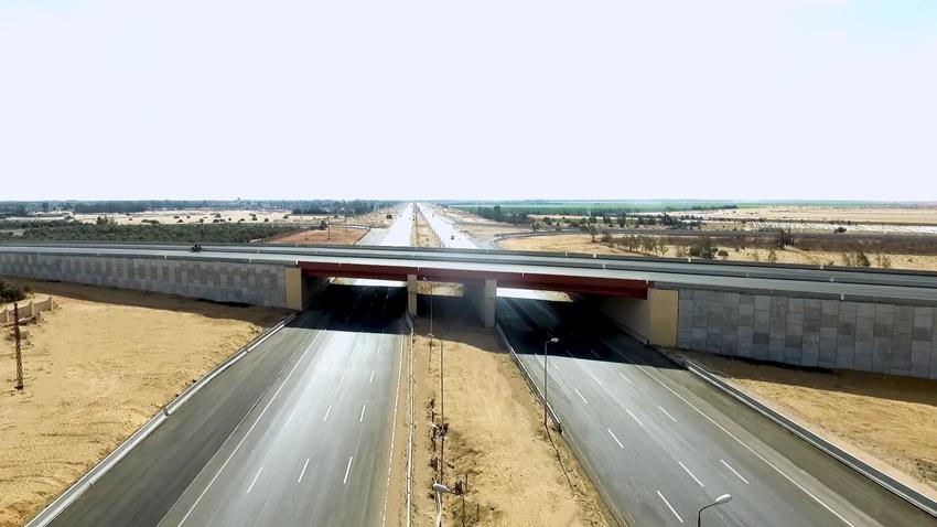 كوبري تقاطع طريق بني سويف – الزعفرانة مع طريق الجلالة البحرية