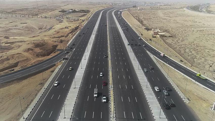 تطوير وتوسعة طريق القاهرة - السويس الصحراوي من الطريق الدائري وحتى الطريق الدائري الإقليمي