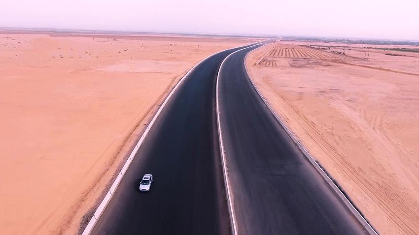ازدواج وصلة طريق وادي الملاك الكم76 طريق القاهرة-الإسماعيلية الصحراوي حتى طريق الإسماعيلية–الزقازيق