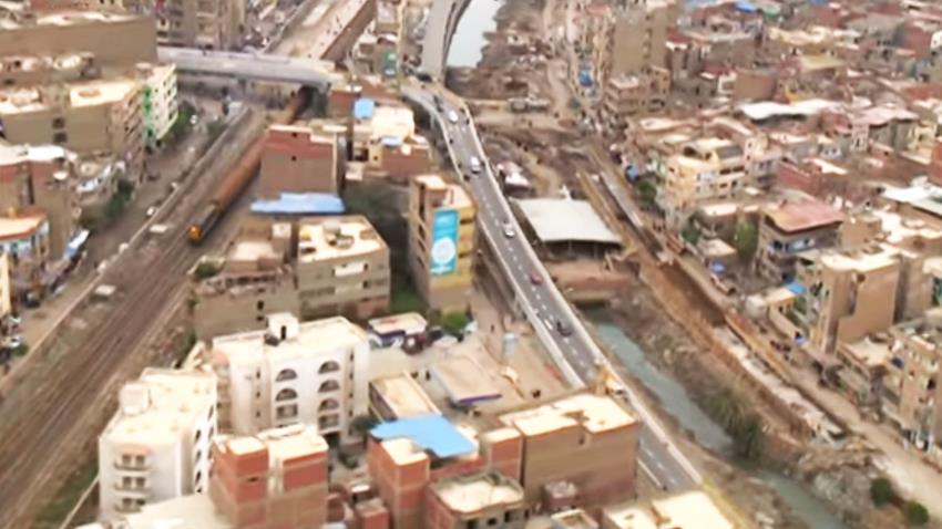 المرحلة الأولى من كوبري الشهيد صانع ماهر / أحمد السيد موسى بطلخا محافظة الدقهلية