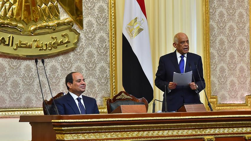 الرئيس عبد الفتاح السيسي يؤدي اليمين الدستورية لفترة رئاسية جديدة أمام مجلس النواب 2/6/2018