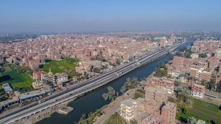 Construction of Kafr Shukr Overpass on Benha/Al-Mansoura Road