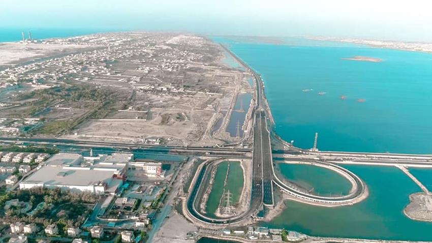 كوبري تقاطع محور التعمير مع وصلة طريق سيدي كرير بالساحل الشمالي‎