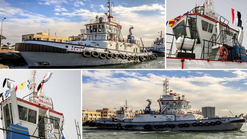 بناء وتوريد 4 قاطرات بحرية بميناء دمياط
