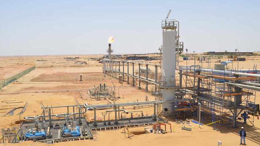 إنشاء تسهيلات الإنتاج بمنطقة نياج 1 شركة بدر الدين للبترول بالصحراء الغربية
