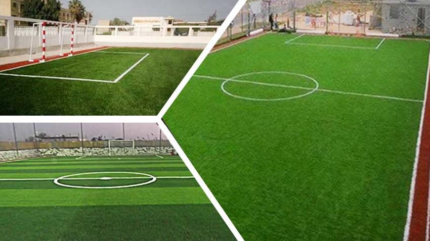 المرحلة السادسة من تطوير الملاعب الخماسية والقانونية بمراكز الشباب على مستوى الجمهورية