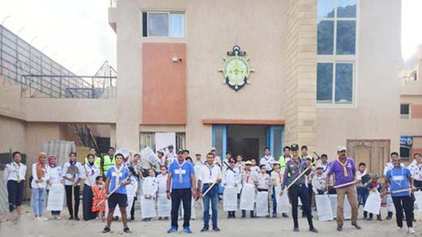 تطوير المواقع الكشفية بمحافظات مختلفة