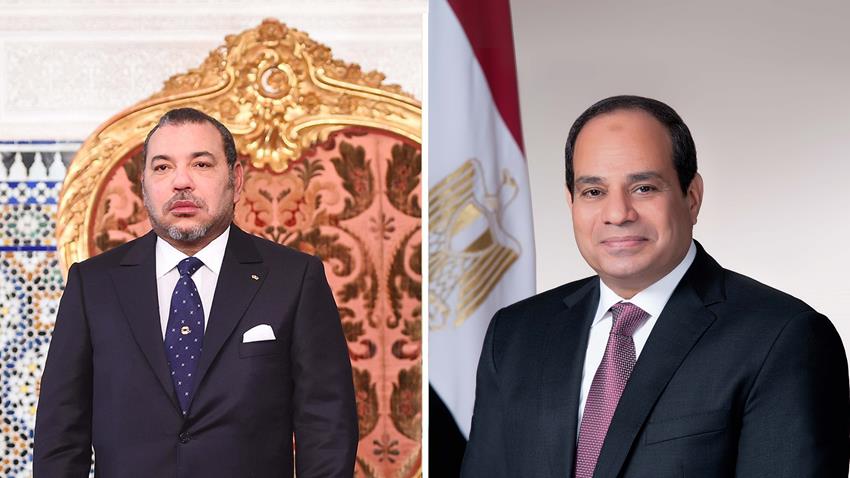 الرئيس عبد الفتاح السيسي يهنئ ملك المغرب بنجاح العملية الجراحية وتعافيه