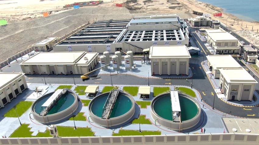 محطة معالجة مياه مصرف المحسمة بسرابيوم شرق قناة السويس