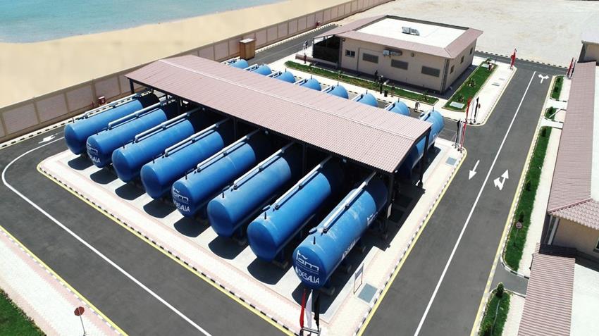محطات تحلية مياه البحر بالعين السخنة
