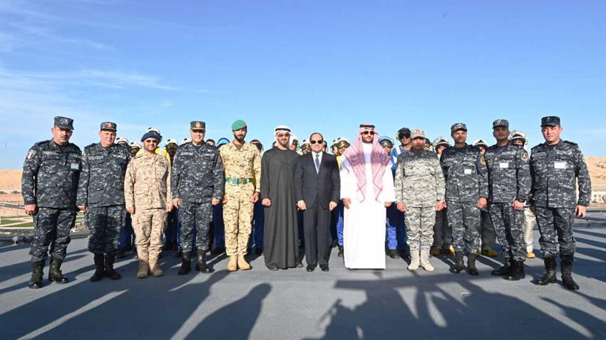 الرئيس عبد الفتاح السيسي يفتتح "قاعدة برنيس" أكبر قاعدة عسكرية بمنطقة البحر الأحمر 15/01/2020