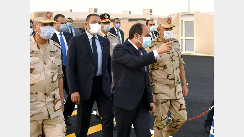 إنشاء مجمع مستشفيات القوات المسلحة للعزل الصحي