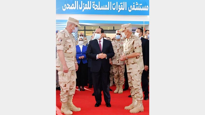 إنشاء مجمع مستشفيات القوات المسلحة للعزل الصحي
