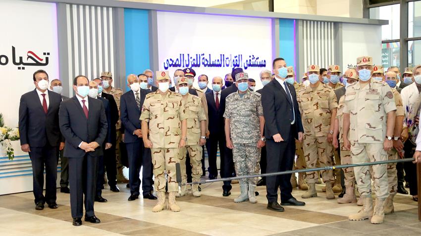إنشاء مجمع مستشفيات القوات المسلحة للعزل الصحي بأرض المعارض
