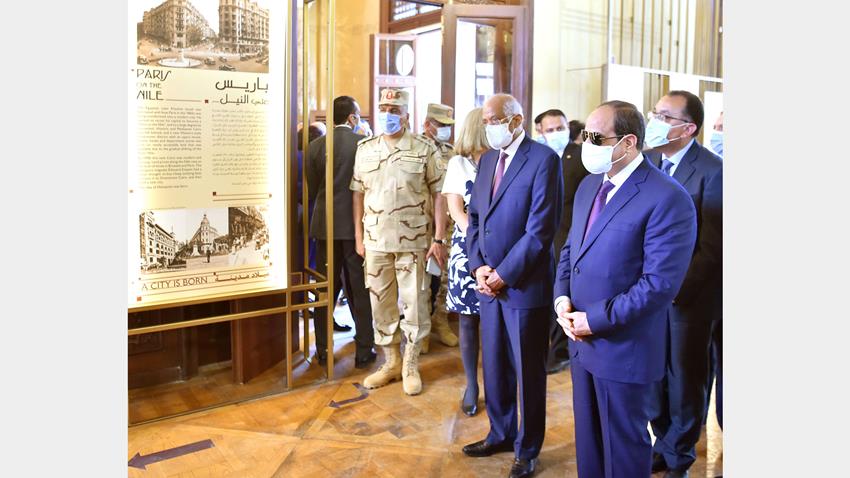 الرئيس عبد الفتاح السيسي يفتتح قصر البارون بعد ترميمه