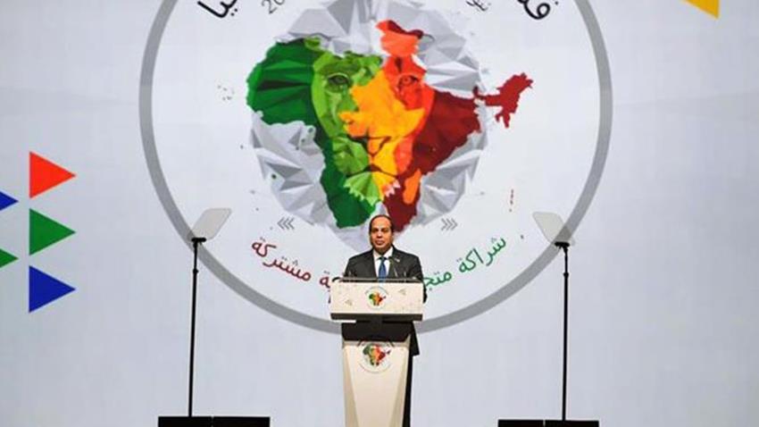 خطبة الرئيس عبـد الفتـاح السيسي أمام قمة منتدى الهند أفريقيا