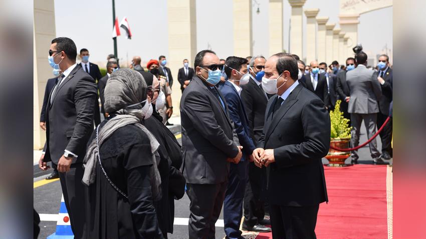 Le Président Al-Sissi assiste aux funérailles militaires du lieutenant-général Mohamed Al-Assar
