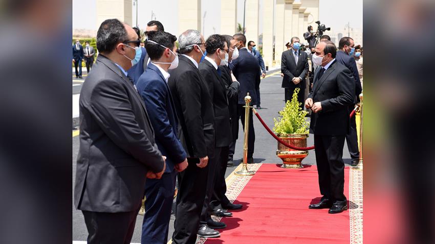 Le Président Al-Sissi assiste aux funérailles militaires du lieutenant-général Mohamed Al-Assar