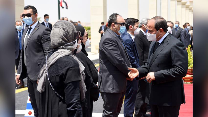 Le Président Al-Sissi assiste aux funérailles militaires du lieutenant-général Mohamed Al-Assar