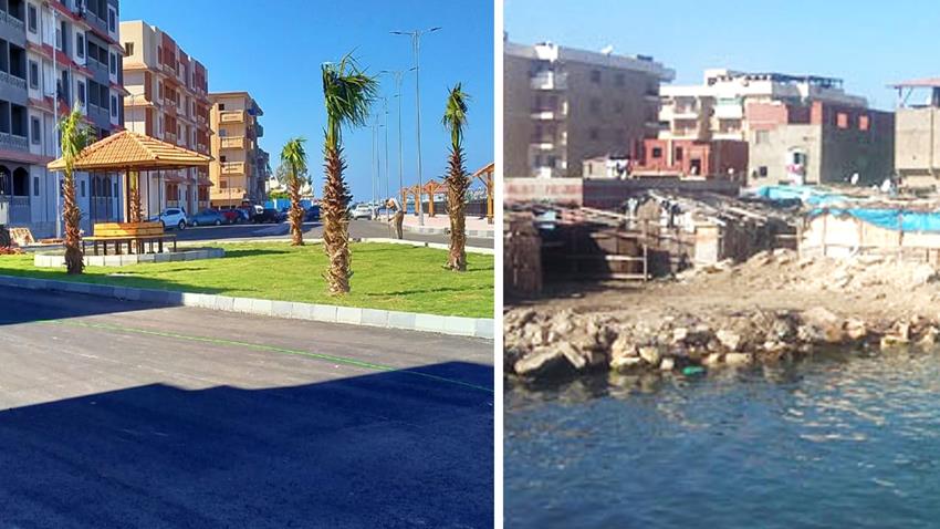 تطوير منطقتي شمال وجنـوب الصيادين بمدينة رأس البر بمحافظة دمياط