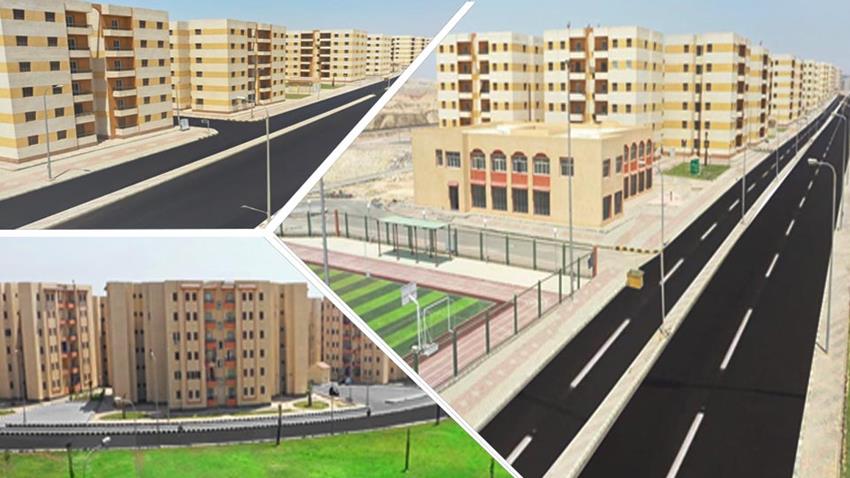 الإسكان الاجتماعي بحدائق أكتوبر بمحافظة الجيزة
