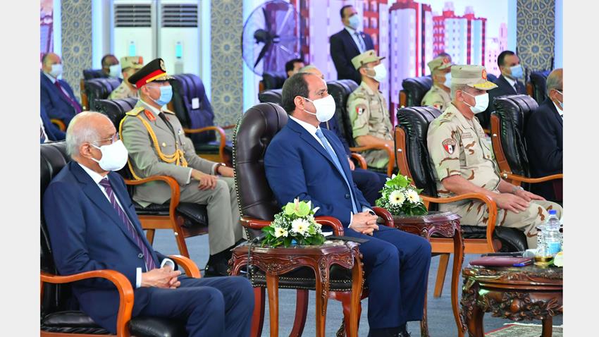 الرئيس عبد الفتاح السيسى يفتتح مشروع الأسمرات 3 وعددًا من مشروعات الإسكان بالمدن الجديدة