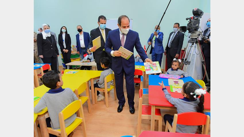 الرئيس عبد الفتاح السيسى يفتتح مشروع الأسمرات 3 وعددًا من مشروعات الإسكان بالمدن الجديدة