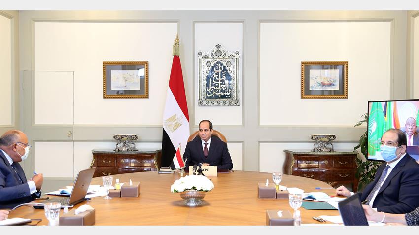 الرئيس عبد الفتاح السيسي يشارك في قمة افريقية مصغرة بشأن قضية سد النهضة