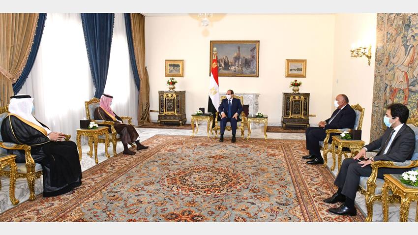 Le Président Al-Sissi accueille le Ministre des affaires étrangères saoudien