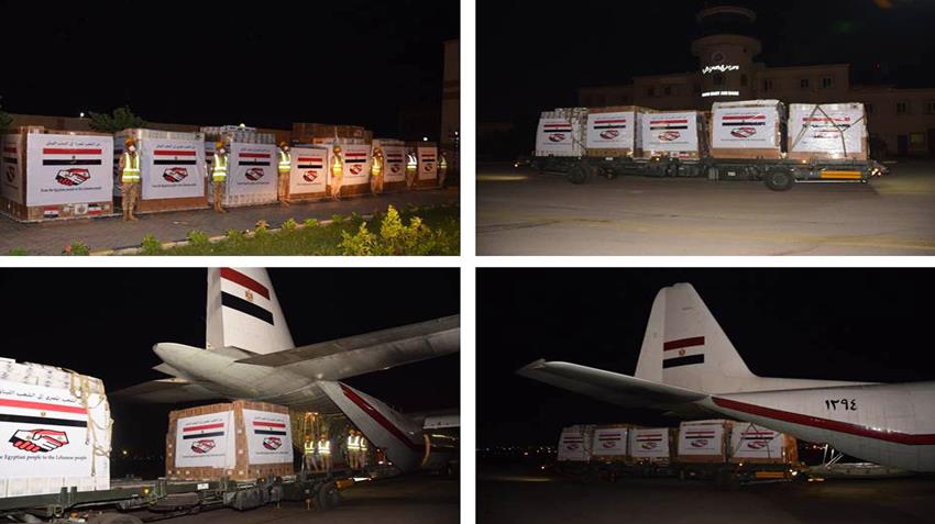 الرئيس عبد الفتاح السيسي يوجه بإرسال طائرة مساعدات عاجلة لجمهورية لبنان الشقيقة