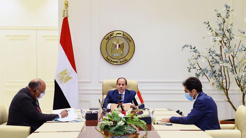 الرئيس عبد الفتاح السيسي يشارك عبر الفيديو كونفرانس في المؤتمر الدولي لدعم لبنان 9/8/2020