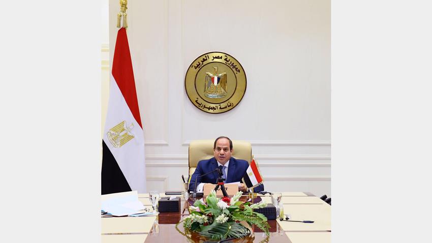 كلمة السيد الرئيس عبد الفتاح السيسي خلال مشاركته عبر الفيديو كونفرانس في المؤتمر الدولي لدعم لبنان 9/8/2020