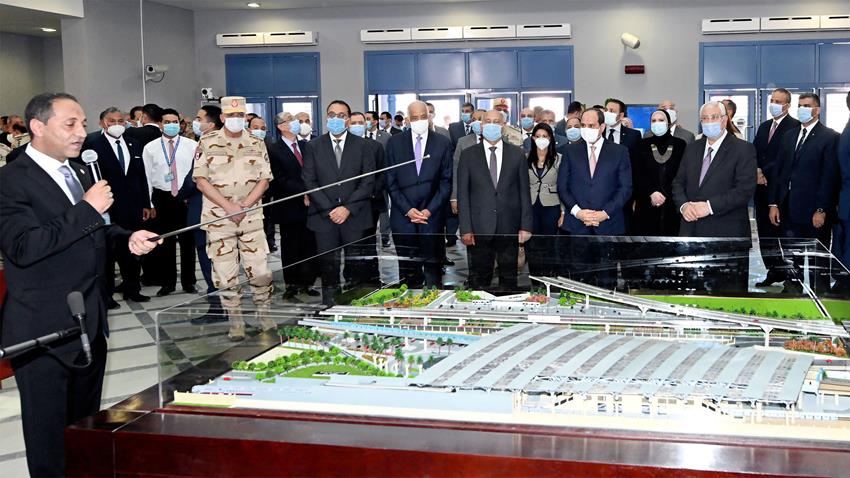 الرئيس عبد الفتاح السيسي يفتتح المرحلة الرابعة من الخط الثالث لمترو الأنفاق 16/8/2020