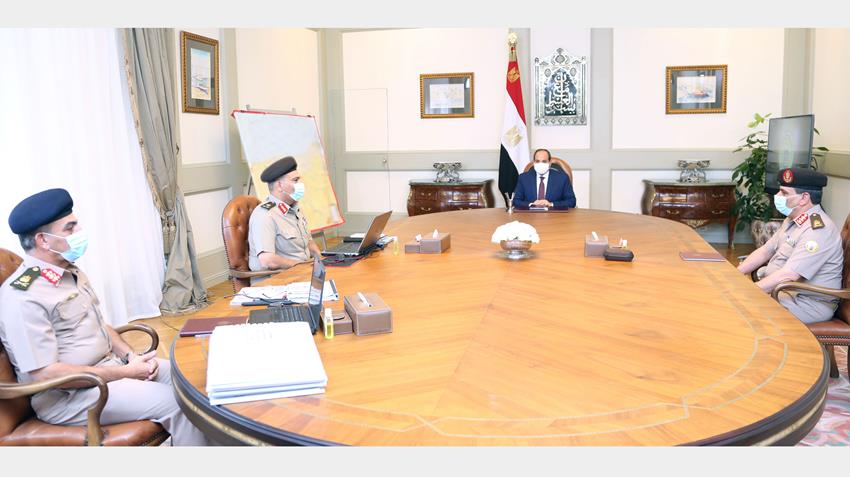 الرئيس عبد الفتاح السيسي يوجه القوات المسلحة بالاستمرار في الحفاظ على الكفاءة وأعلى درجات الجاهزية