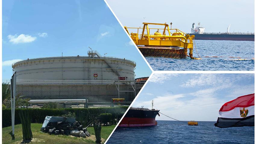 افتتاح خط الشحن البحري والشمندورة البحرية الجديدة بميناء الحمراء البترولي بالعلمين الجديدة