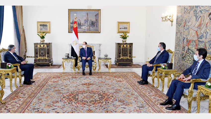 الرئيس عبد الفتاح السيسي يستقبل أمين عام منظمة السياحة العالمية ووزير السياحة والآثار 24/08/2020