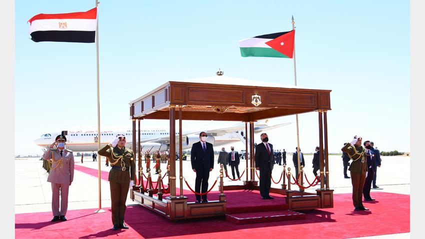 الرئيس عبد الفتاح السيسي يلتقي العاهل الأردني 25/8/2020