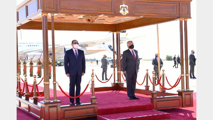 President El-Sisi Meets King of Jordan